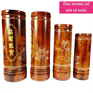 Ống Đựng Nhang Bằng Gỗ cao 27cm