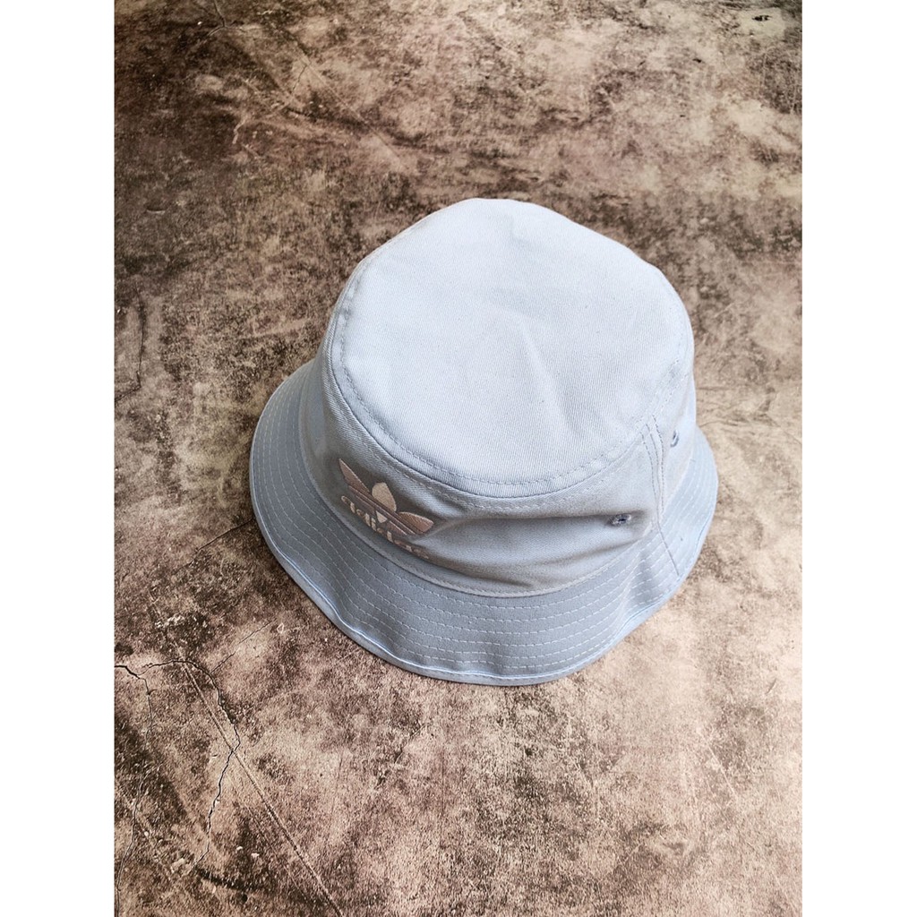 ♥️♥️[ Chuẩn Auth] Mũ Nón Bucket Màu Xanh Sky Logo Thêu Nổi - Chất Lượng Chính Hãng, Giá Rẻ - Adicolor Bucket Hat Sky