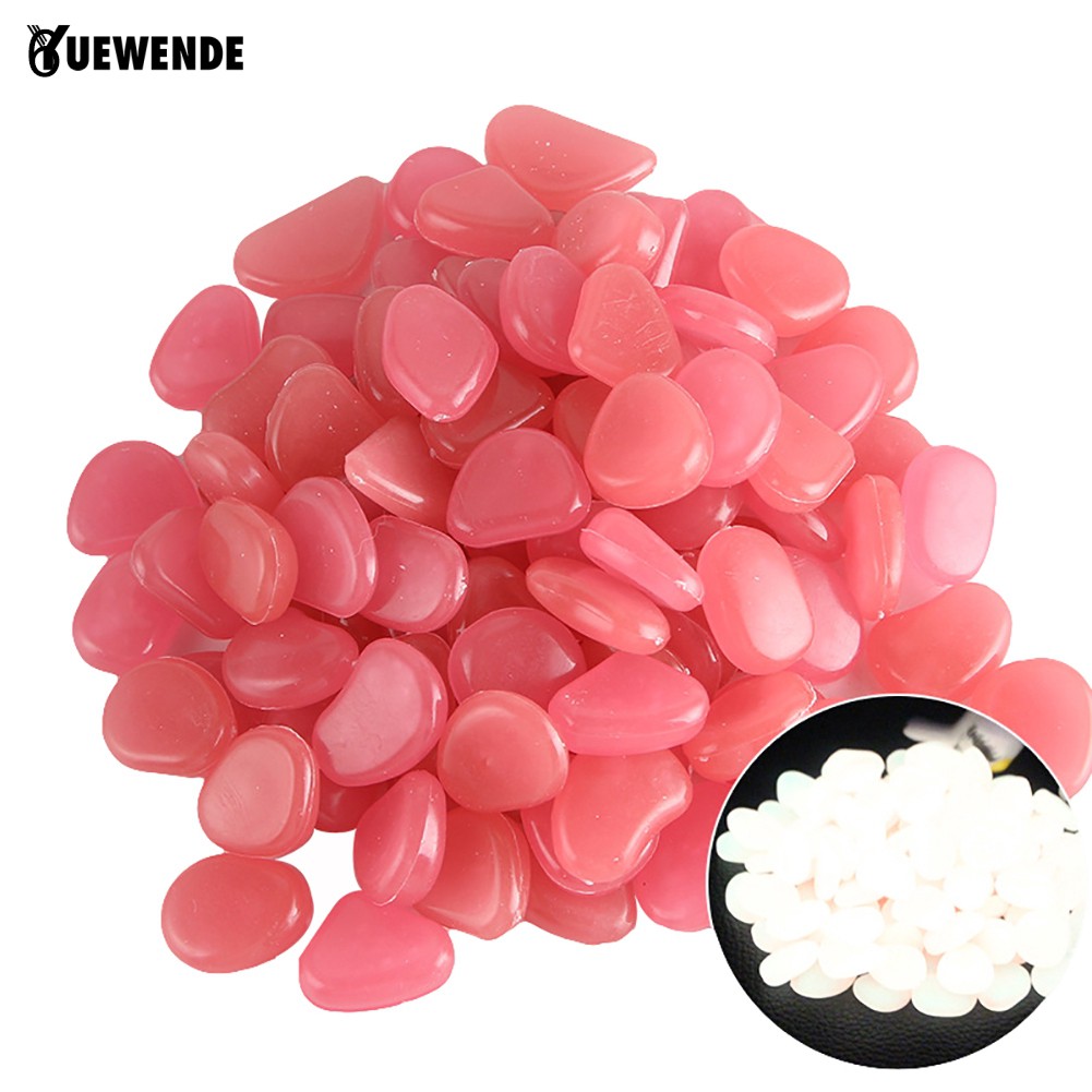 Set 10 viên đá dạ quang dành cho trang trí bể cá