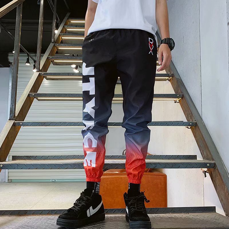 Men's dynamic style printed wide-legged pants | BigBuy360 - bigbuy360.vn