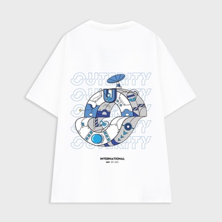 Áo Space Tee - White - Outerity - ORT120 W