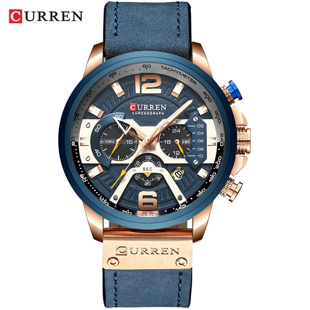 Đồng hồ kim đeo tay Curren 8329X thời trang dây da cao cấp cá tính dành cho nam
