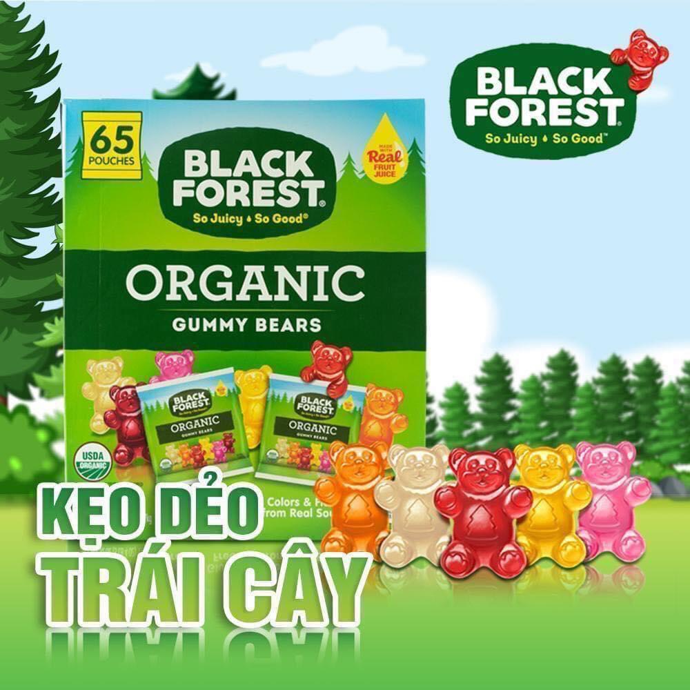 DATE 09/2024 Kẹo dẻo hữu cơ ⚡ CHẤT LƯỢNG ⚡ Kẹo Dẻo Organic Gummy Bear BLACK FOREST 23g Hương vị trái cây siêu ngo