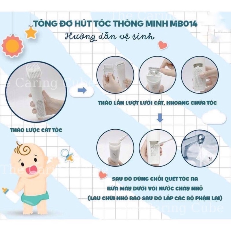 TÔNG ĐƠ CẮT TÓC CÓ TÍNH NĂNG HÚT TÓC MOAZ