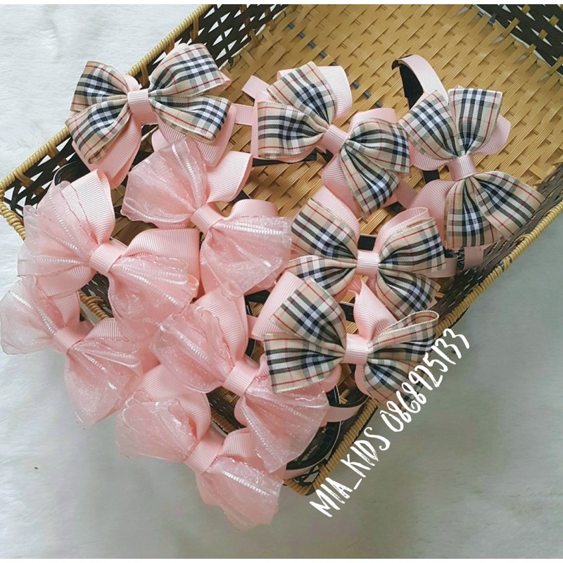 Bờm tóc cho bé - bờm tóc cho bé đính nơ họa tiết dễ thương cho bé 🎀 Bờm handmade cho bé🎀