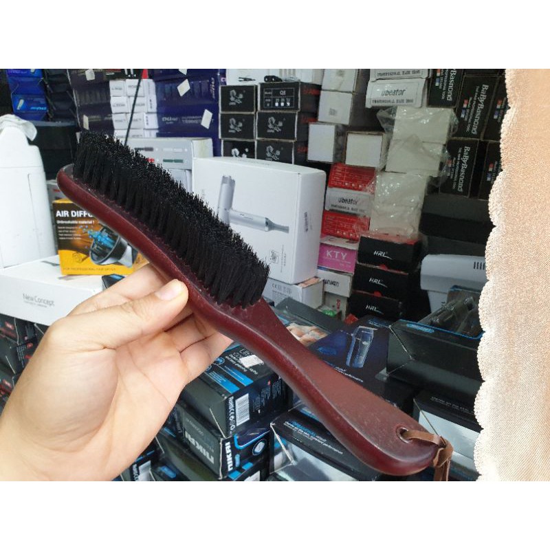 Chổi Phủi Tóc Barber, Cây Phủi Tóc Barber 22cm Lông Mềm Phủi Cực Sạch.(Ảnh thật)