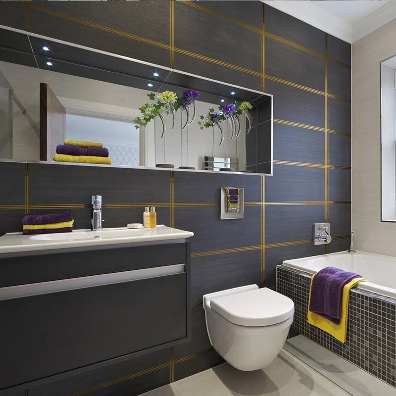 Cuộn 50m Băng Keo Dán Viền Gạch Sàn Chống Thấm Nước Chống Ẩm Mốc