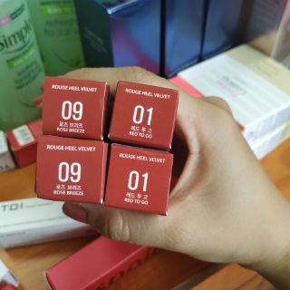 (Aut) Son thỏi lì Clio Rouge Heel Velvet