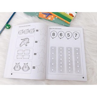 Combo đồ chơi 3c Preschool Maths Workbook 123