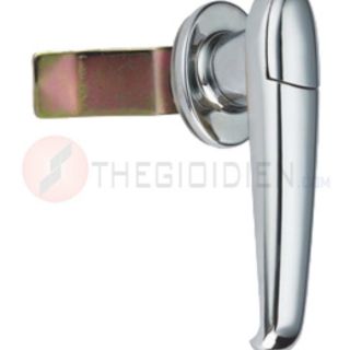 KHÓA TỦ ĐIỆN MS308-1-1 loại dài 12cm - KHÓA TAY XOAY MẠ  CHROME 308-1-1 loại lớn