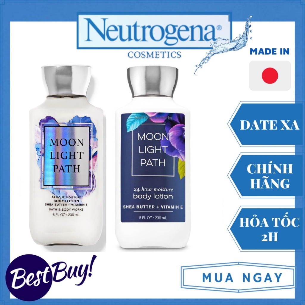 DƯỠNG THỂ BATH AND BODY WORKS - MOONLIGHT PATH - 236ML
