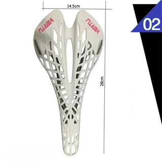 【New High Quality】Ultralight Plastic Bike Saddle Ergonomic Shock Absorption