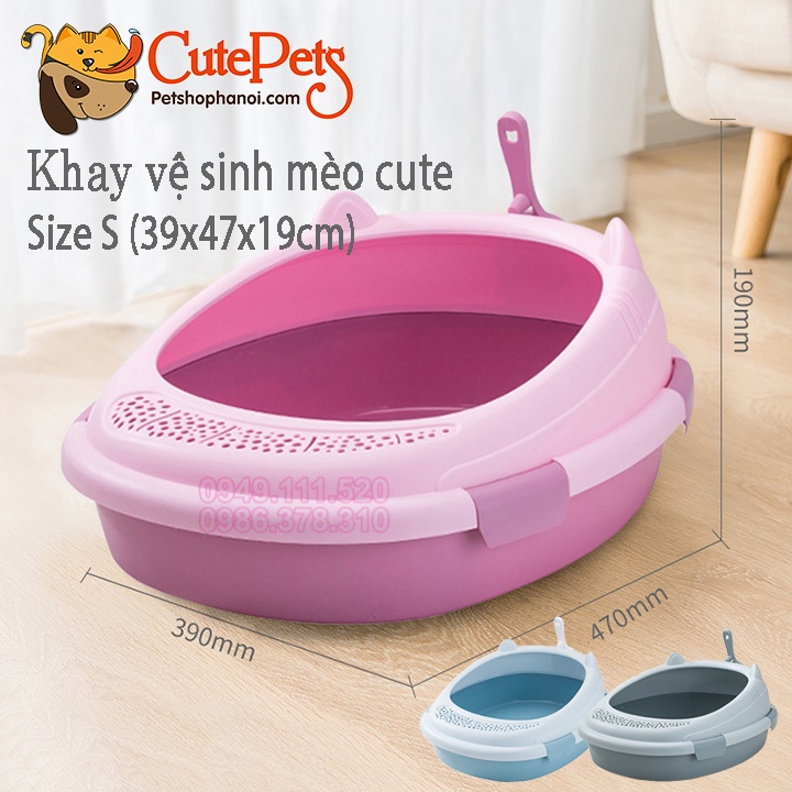 Khay vệ sinh cho mèo Pet Limitless - Phụ kiện thú cưng Hà Nội