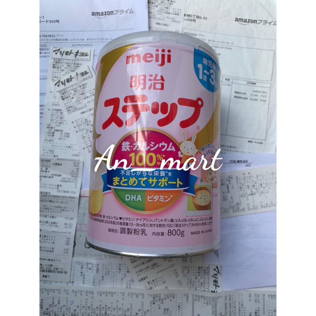 Sữa Meiji số 0, Số 9 Nội Địa Nhật Hộp 800g Đủ Số Hàng Bay AirCargo Date Xa