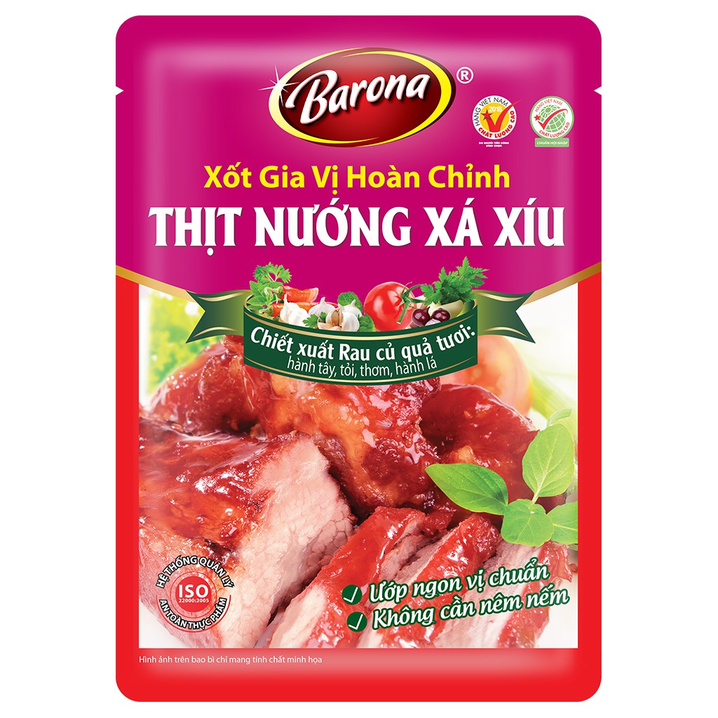 Xốt Gia Vị Hoàn Chỉnh BARONA - Thịt Nướng Xá Xíu 80g | BigBuy360 - bigbuy360.vn