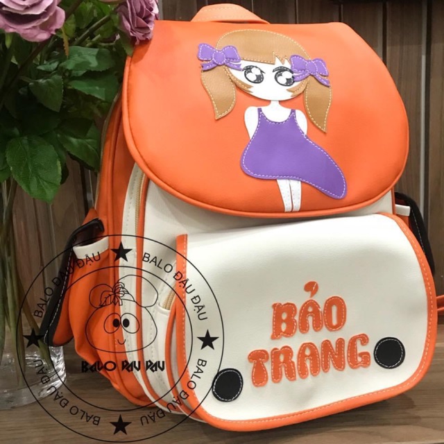 Combo 2 balo may tên bé _ ML