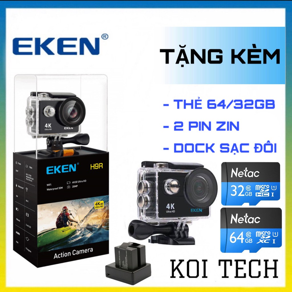 Camera hành trình 4k Eken H9r new thumbnail