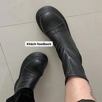 [Có ảnh thật] Giày Boot nữ màu đen đế 5 phân thời trang Hàn Quốc G286