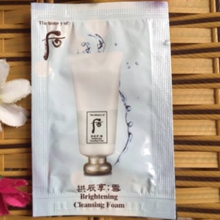 Sữa rửa mặt dưỡng trắng Whoo Gongjinhyang Seol Brightening Cleansing Foam