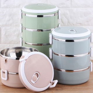 Hộp cơm giữ nhiệt 4 tầng bằng Inox - Camen 4 ngăn