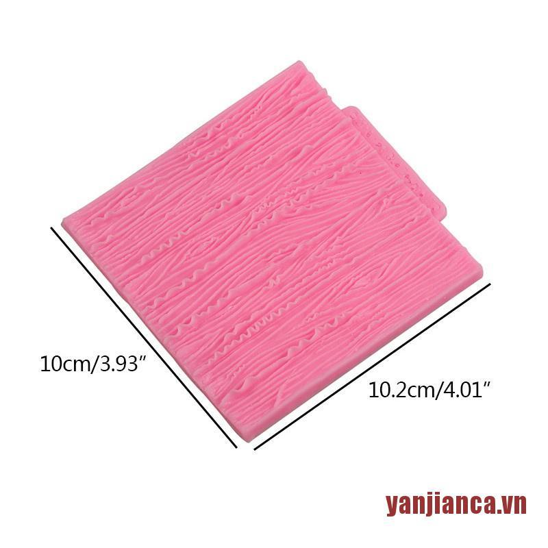 Khuôn Silicone Tạo Họa Tiết Vân Gỗ Trang Trí Bánh