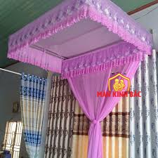 Màn khung ren lạnh KINH BẮC thước M6x2m TRỌN BỘ