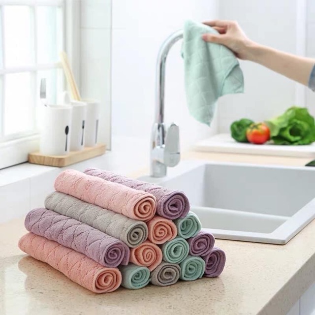 KHĂN LAU BẾP ĐA NĂNG HAI MẶT