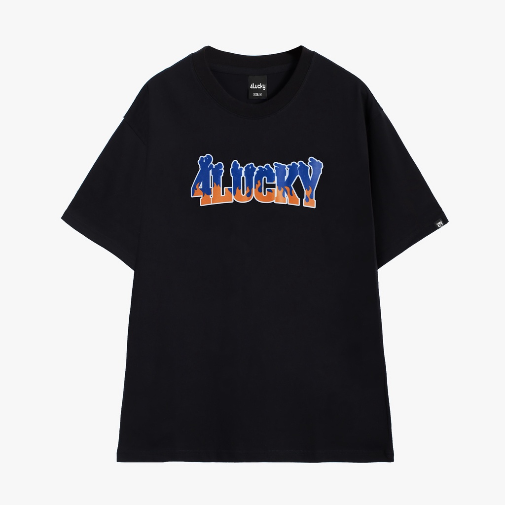 Áo phông rộng nam nữ 4lucky 6011 - unisex form rộng oversize streetwear