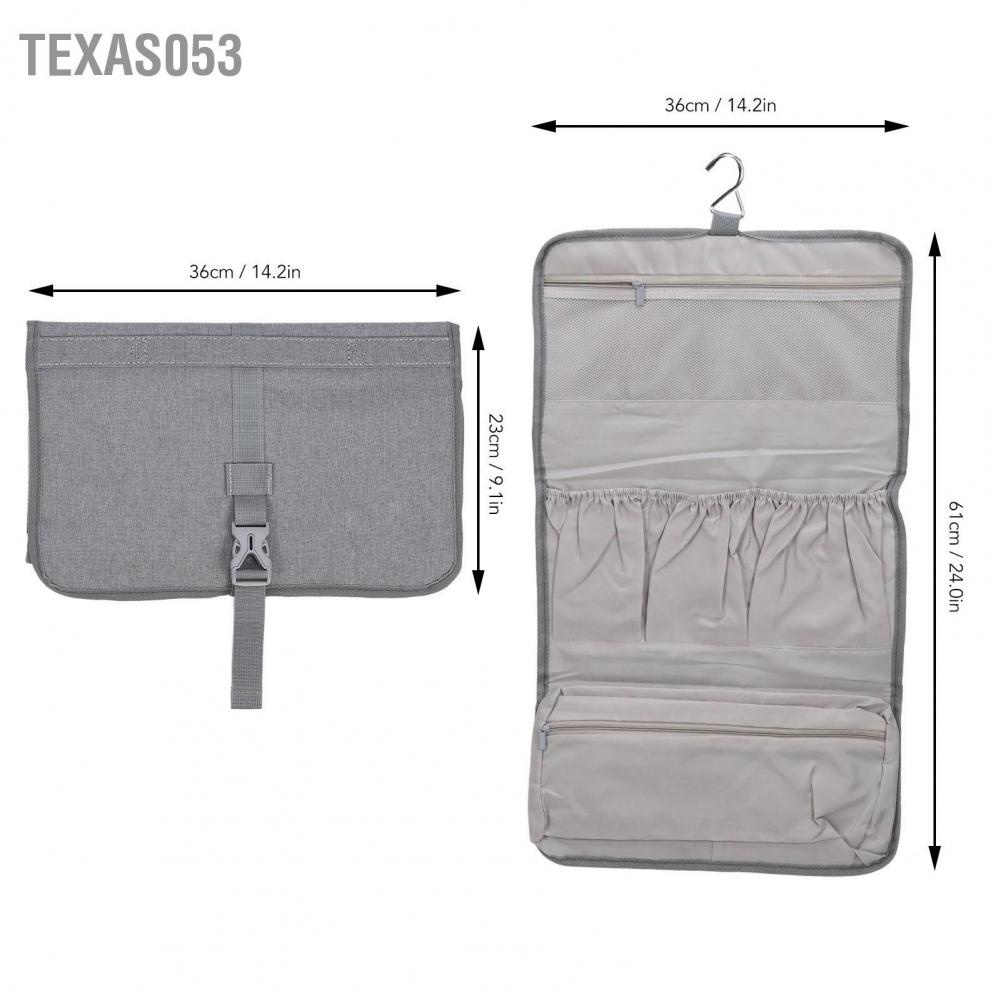 [Hàng mới về] Túi đựng nhiều ngăn có móc treo cho máy tạo kiểu tóc dyson có thể gập lại linh động đi du lịch