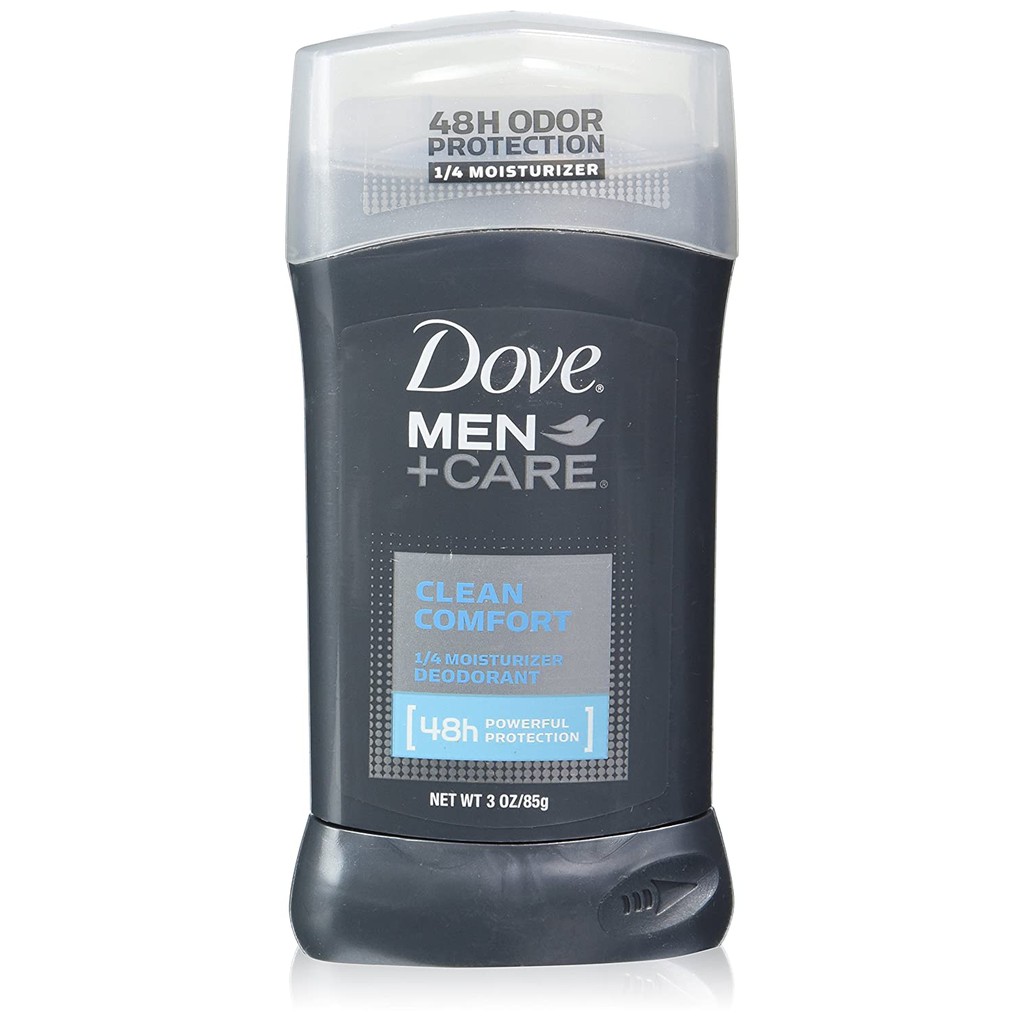 Lăn khử mùi nam dạng sáp Dove Men+Care Deodorant Stick Clean Comfort 85g (Mỹ)