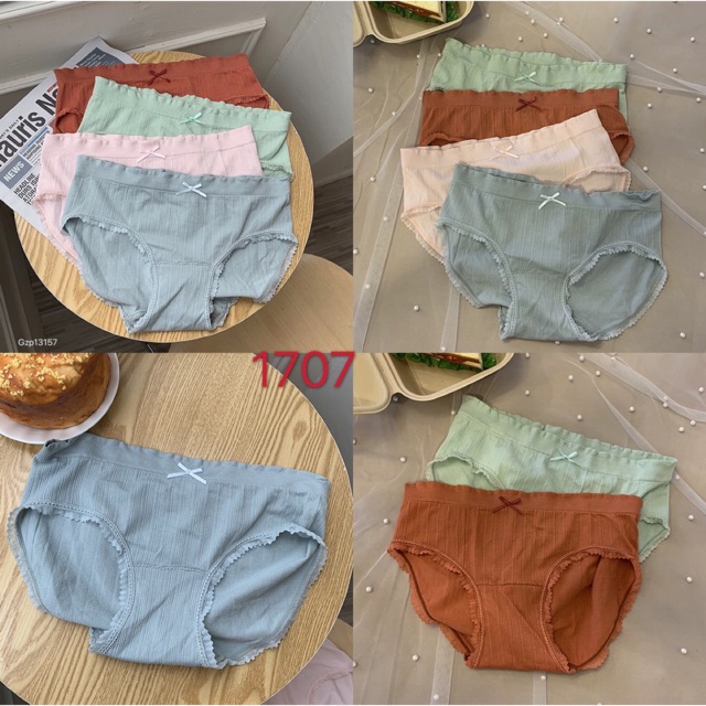 Combo 10 quần lót cotton 1707