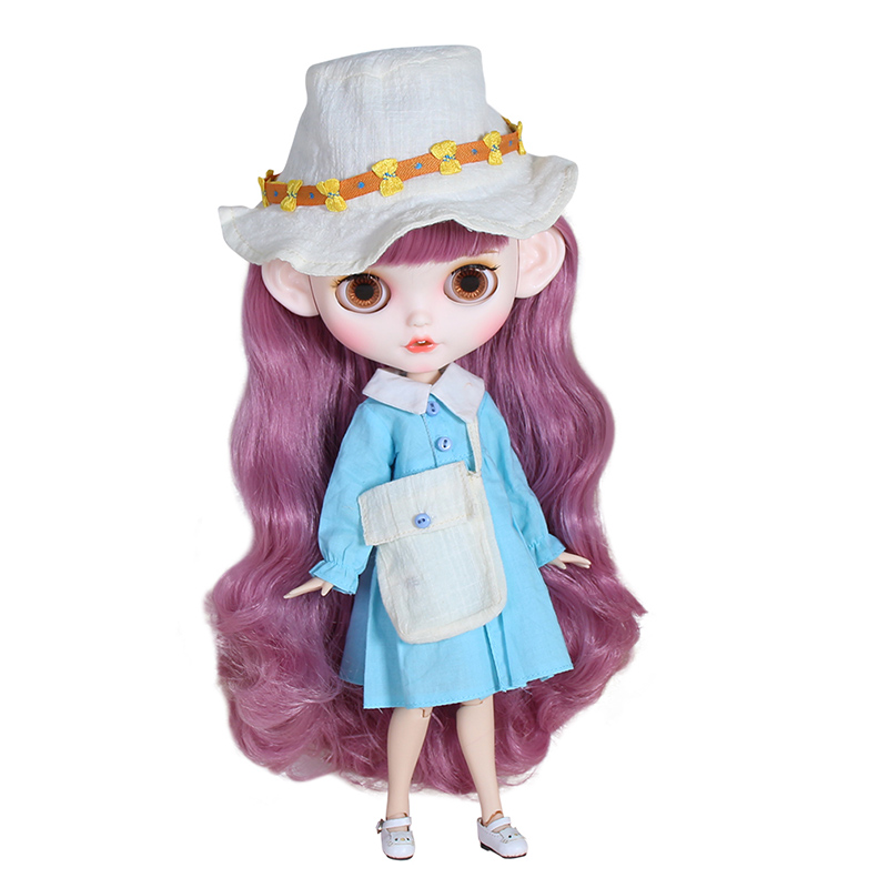ICY DBS Little Doll Change Makeup Finished White Muscle 19 Joint Body Melody Pink Gold Brown Long Hair