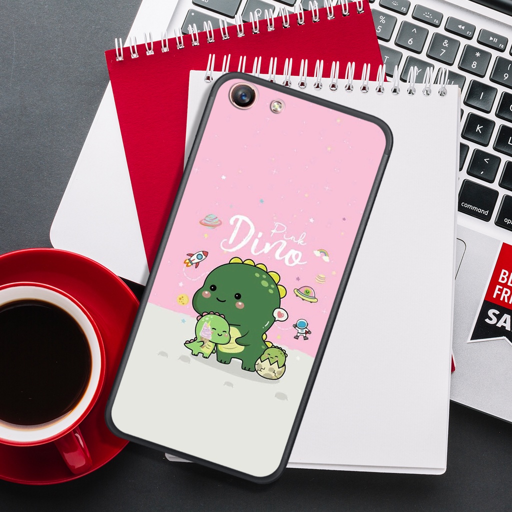 [HOT]ỐP OPPO A59 - F1S - F3 - F3 PLUS , IN HÌNH KHỦNG LONG CHIBI SIÊU DỄ THƯƠNG.