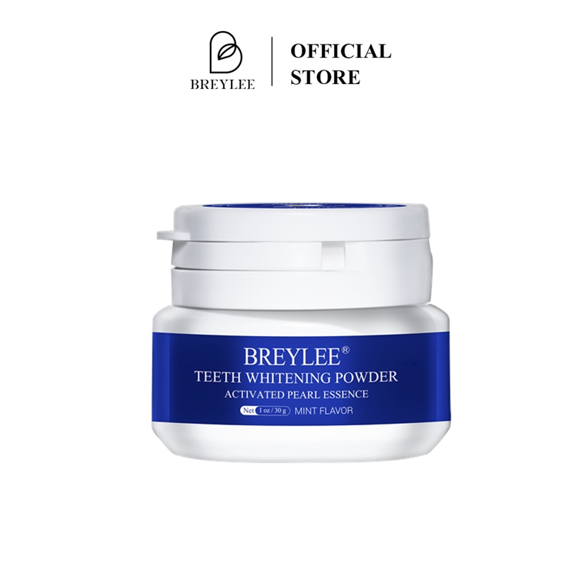 Bột Làm Trắng Răng BREYLEE Làm Trắng Răng Hiệu Quả Ngăn Ngừa Mảng Bám Cao Răng 30g