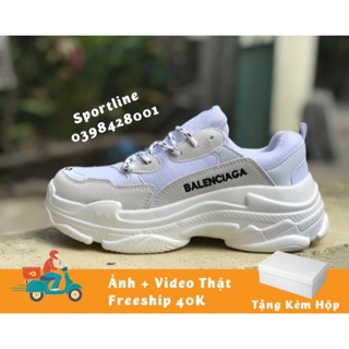 Siêu sale Tết - Giảm 40K Phí Ship | Giày Balen TripS Trắng Siêu Hot 2018 | Giày Thể Thao Nam Nữ 2018 (36-44)