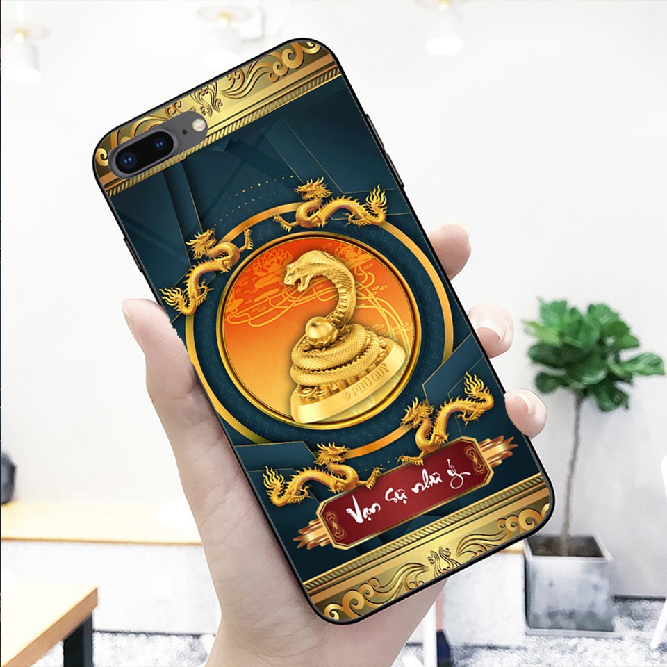 Ốp lưng kính cường lực iphone 7plus/8plus-iphone 6plus-iphone7/iphone8-iphone6/6S in hình 12 con giáp siêu đẹp