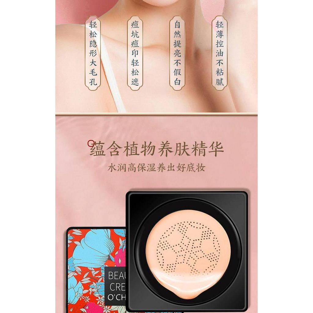 Phấn Nước Kèm Cọ Đầu Nấm Che Khuyết Điểm Chống Nắng Kháng Nước Và Mồ Hôi