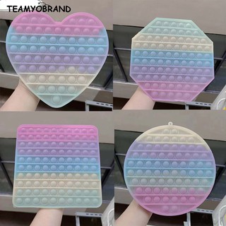 giảm stress Pop Its Pop It Đồ Chơi Giảm Căng Thẳng Hình Cầu Vồng Thay Đổi Màu Sắc