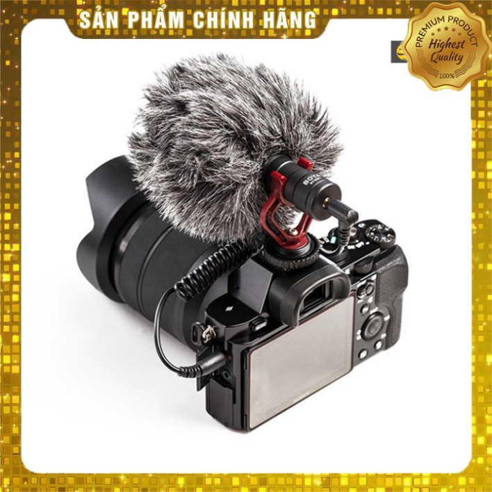Micro Boya BY-MM1 thu âm cao cấp cho máy ảnh DSLR, action camera, và điện thoại - Hàng Chính Hãng