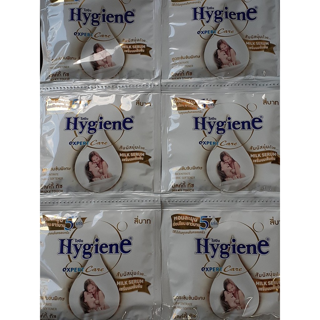 Xả Hygiene Thái Lan Nước xả vải siêu đậm đặc dây 12 gói