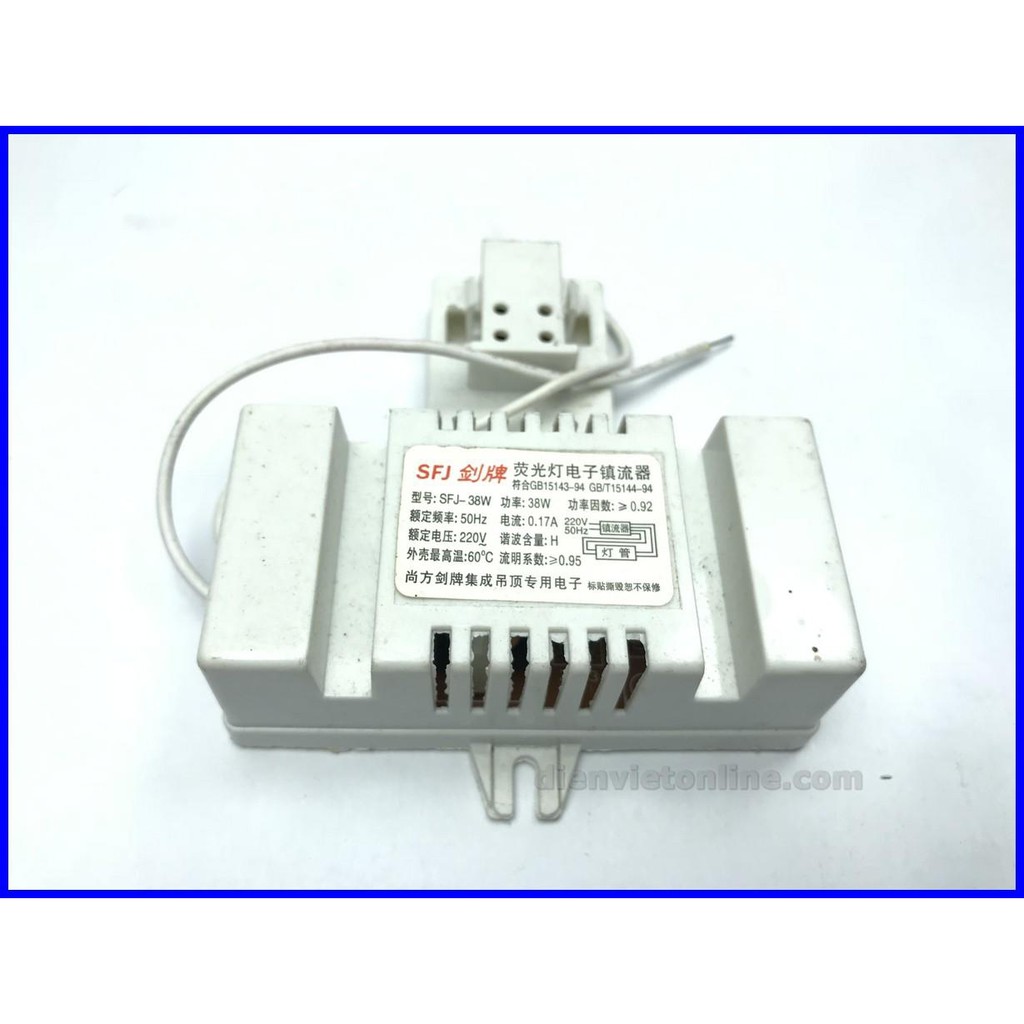 Tăng phô bóng bướm 38W - Điện Việt