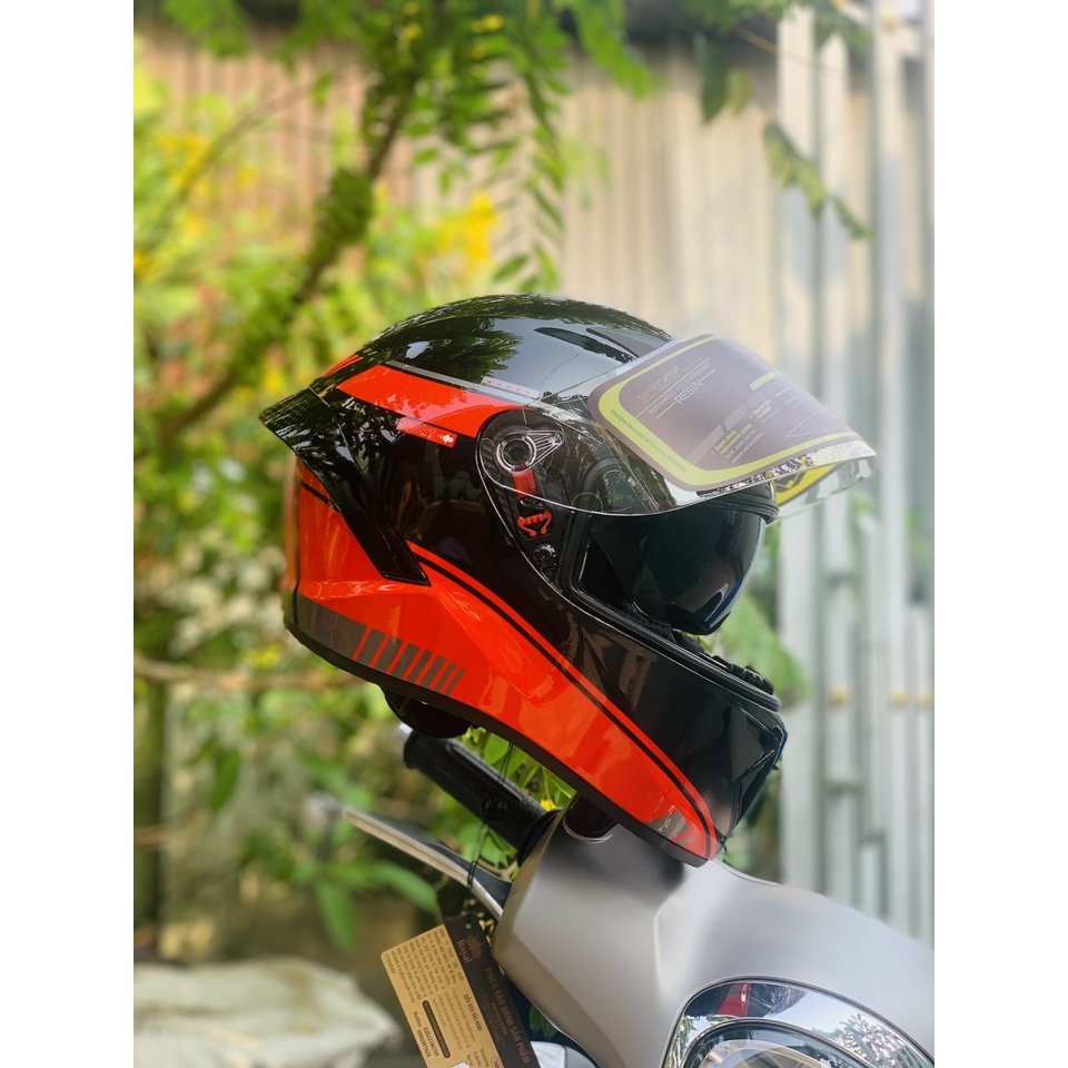 Nón bảo hiểm Fullface 2 kính M266 tem V4