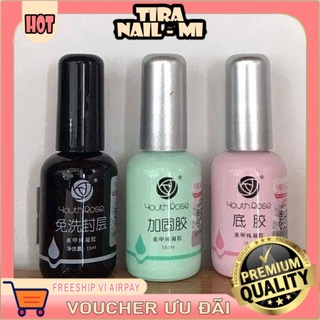 Base - Top - Cứng Móng Hoa Hồng - Kho sỉ nail mi Tira