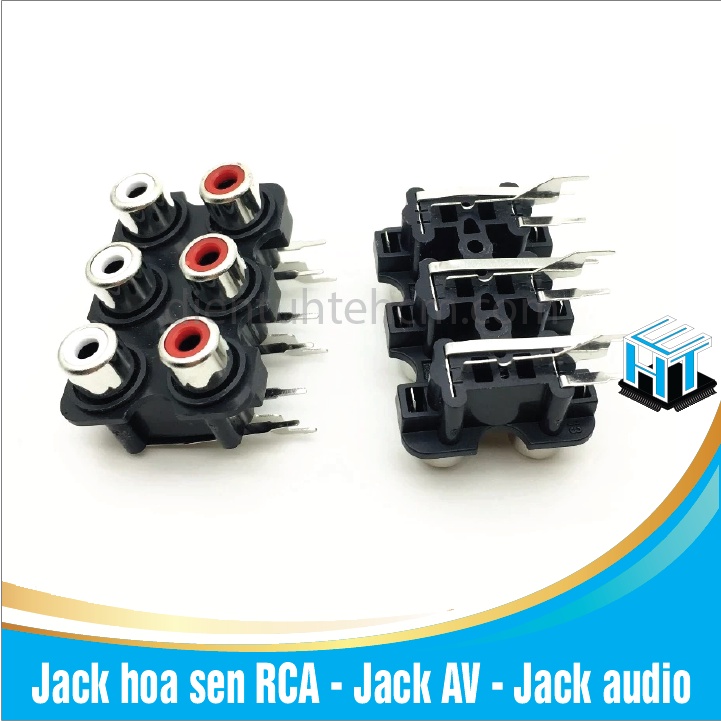 Jack hoa sen RCA - Jack AV - Jack audio
