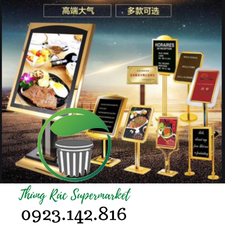 Bảng menu / chỉ dẫn / quảng cáo hình mũi tên 2 mặt