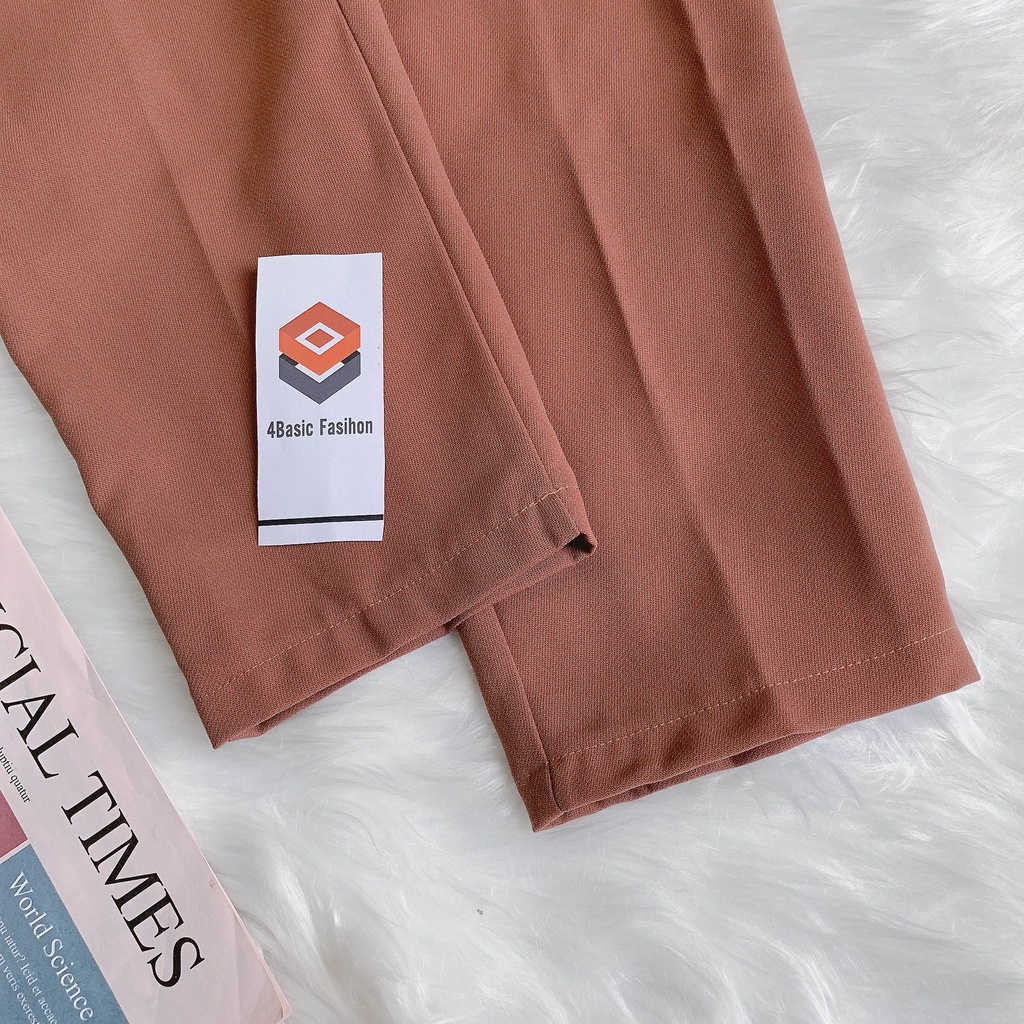 Quần baggy cạp bản to 3 khuy siêu Hot - 4BASIC -QBG03K