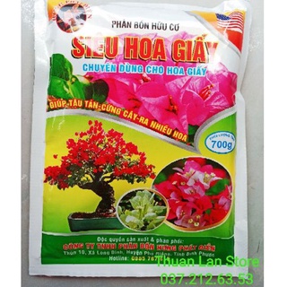 Phân bón hữu cơ siêu hoa giấy chuyên dùng cho hoa giấy gói 700g