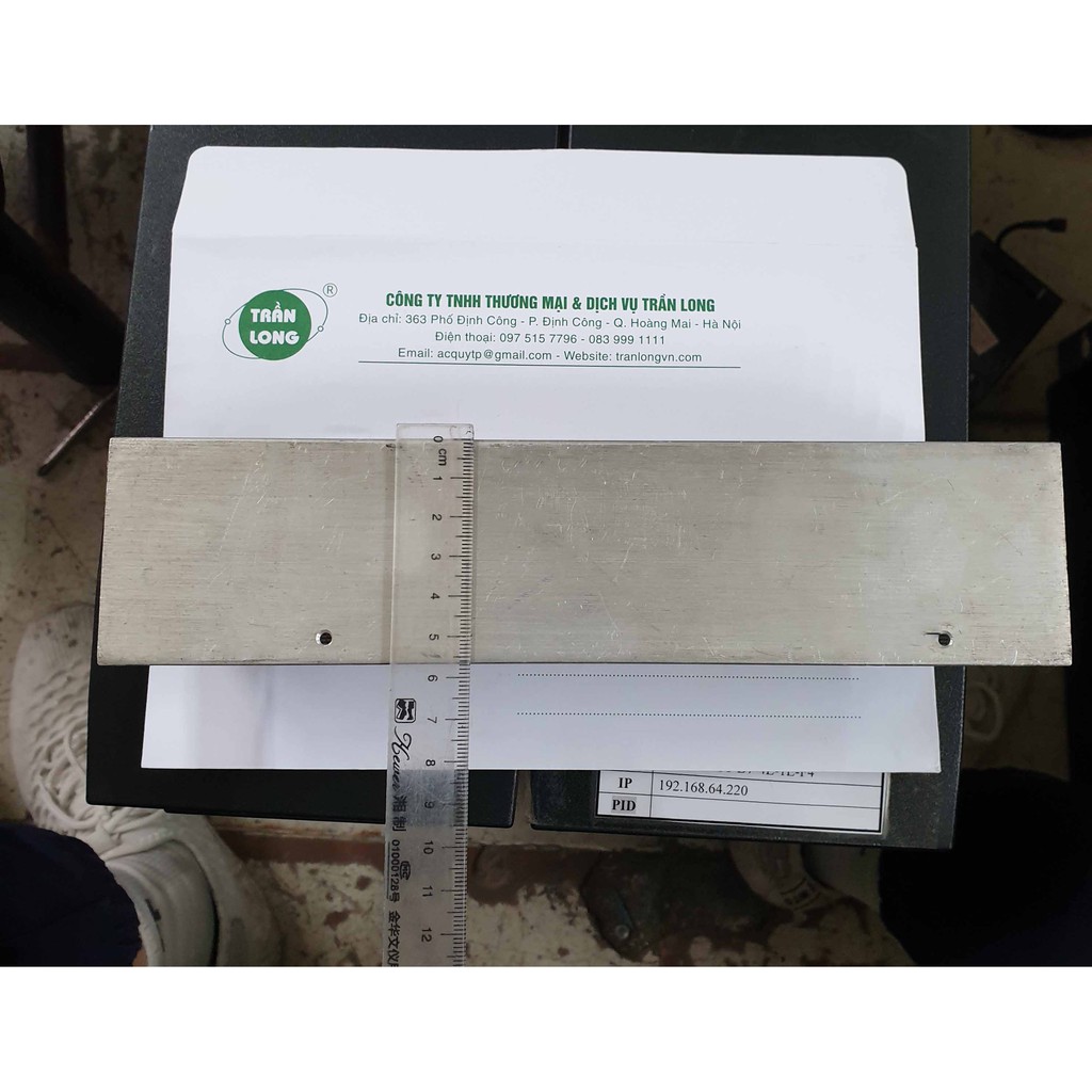 Tản nhiệt nhôm hai tầng 243x55x57mm; nhôm tản nhiệt hai tầng tháo máy
