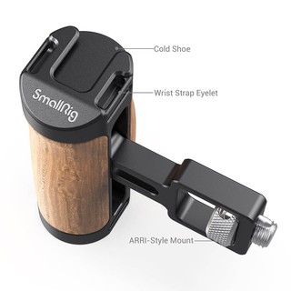 Đế SmallRig Wooden Mini Side Handle (ARRI-Style Mount) 2914 (NRUJ5)