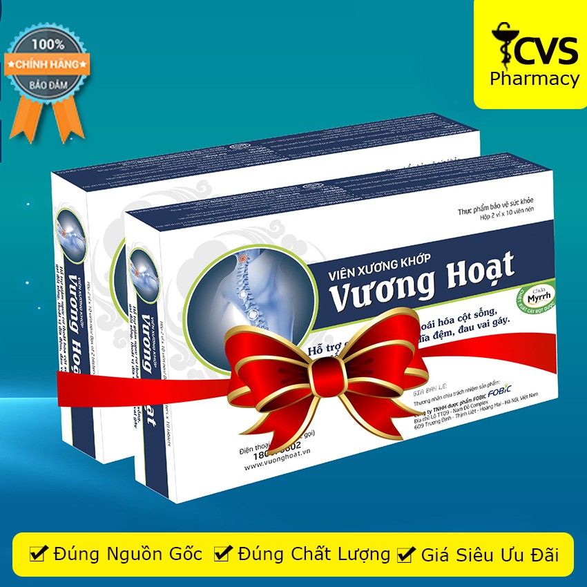 Viên xương khớp Vương Hoạt - hỗ trợ giảm thoái hóa cột sống, gai cột sống, thoát vị đĩa đệm - cvspharmacy